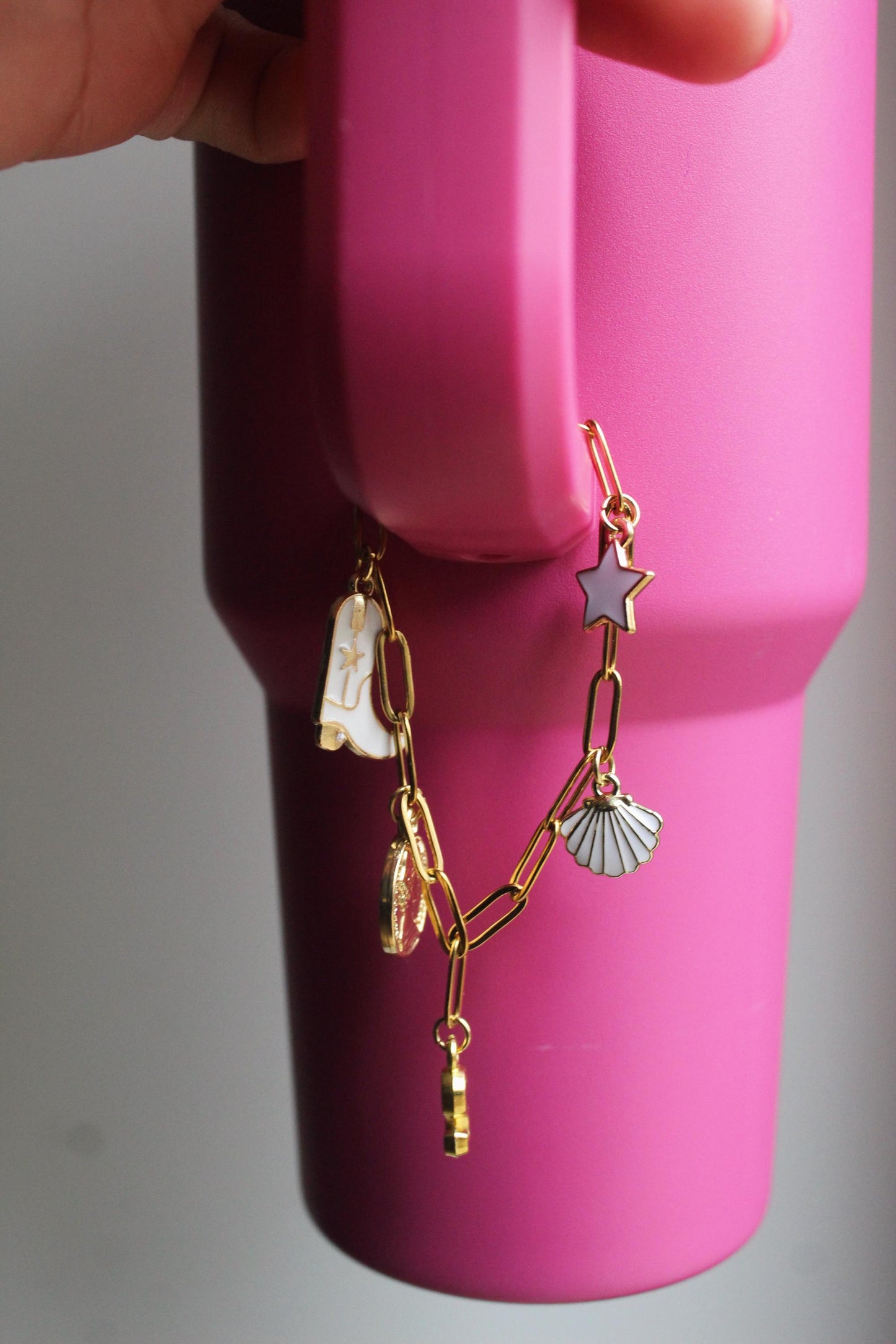 Tumbler Charm Keychain: DIY Gold Accessories