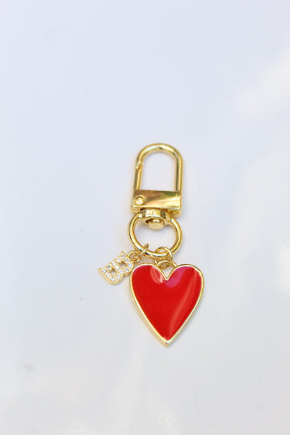 18k Gold Plated Personalized Bag Charms, Keychain
