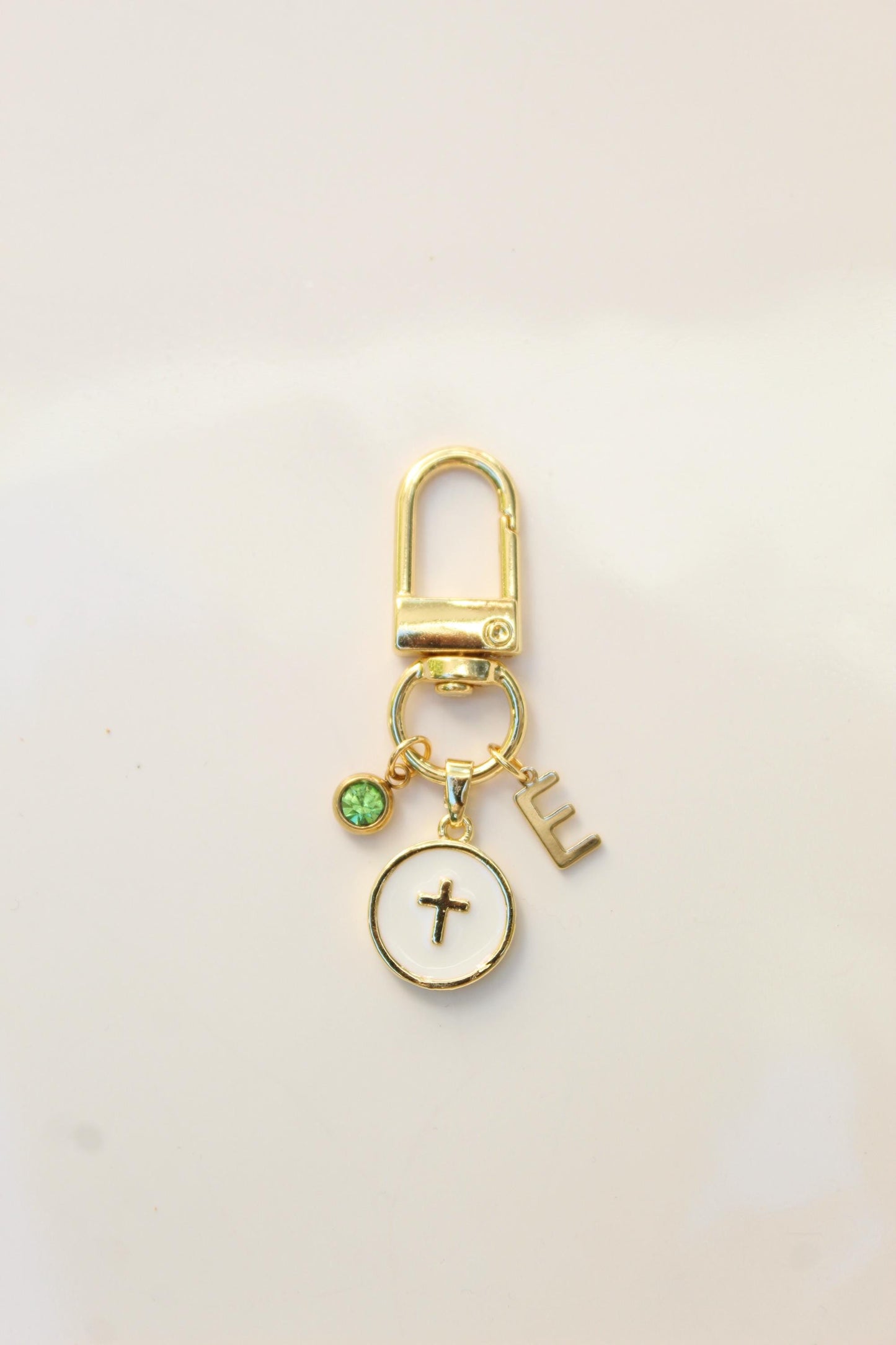 18k Gold Plated Religious Bag Charm