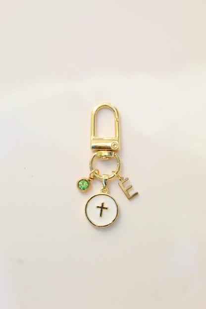 18k Gold Plated Religious Bag Charm