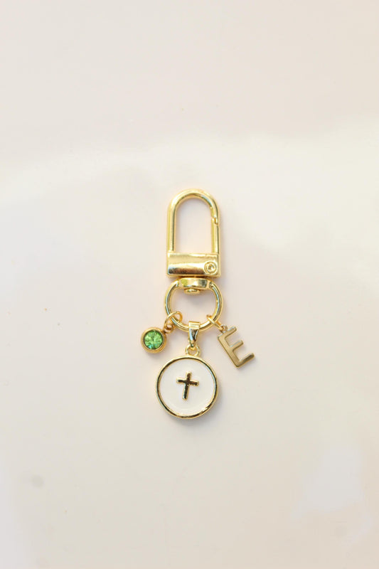 18k Gold Plated Religious Bag Charm