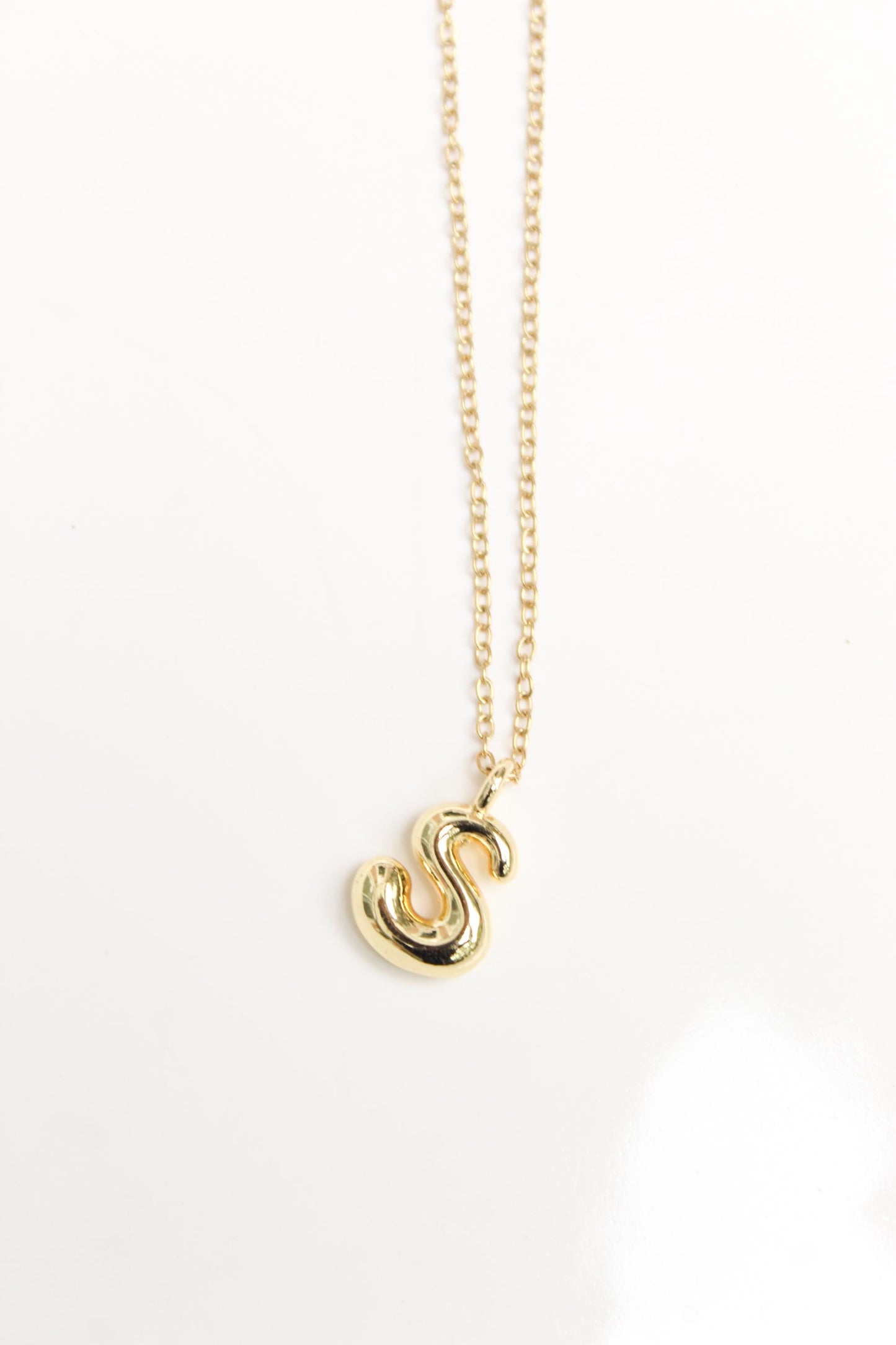 18k Gold Plated Initial Necklace