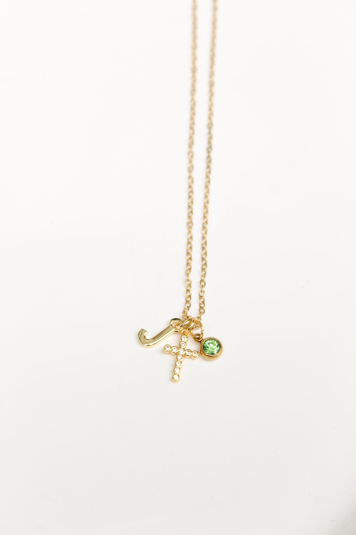 18k Gold Custom Charm Necklace