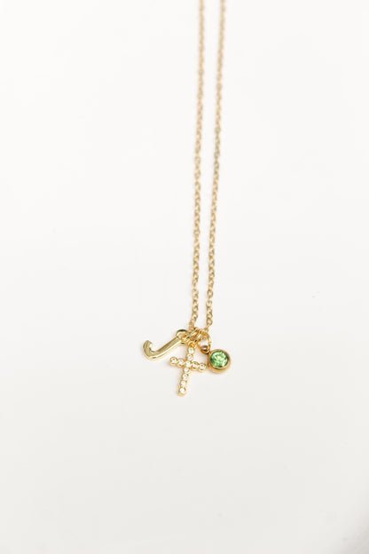 18k Gold Custom Charm Necklace