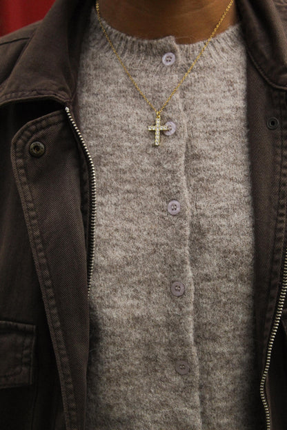 18k Gold Plated Cross Necklace