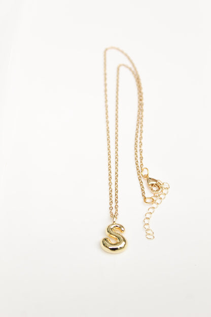 18k Gold Plated Initial Necklace