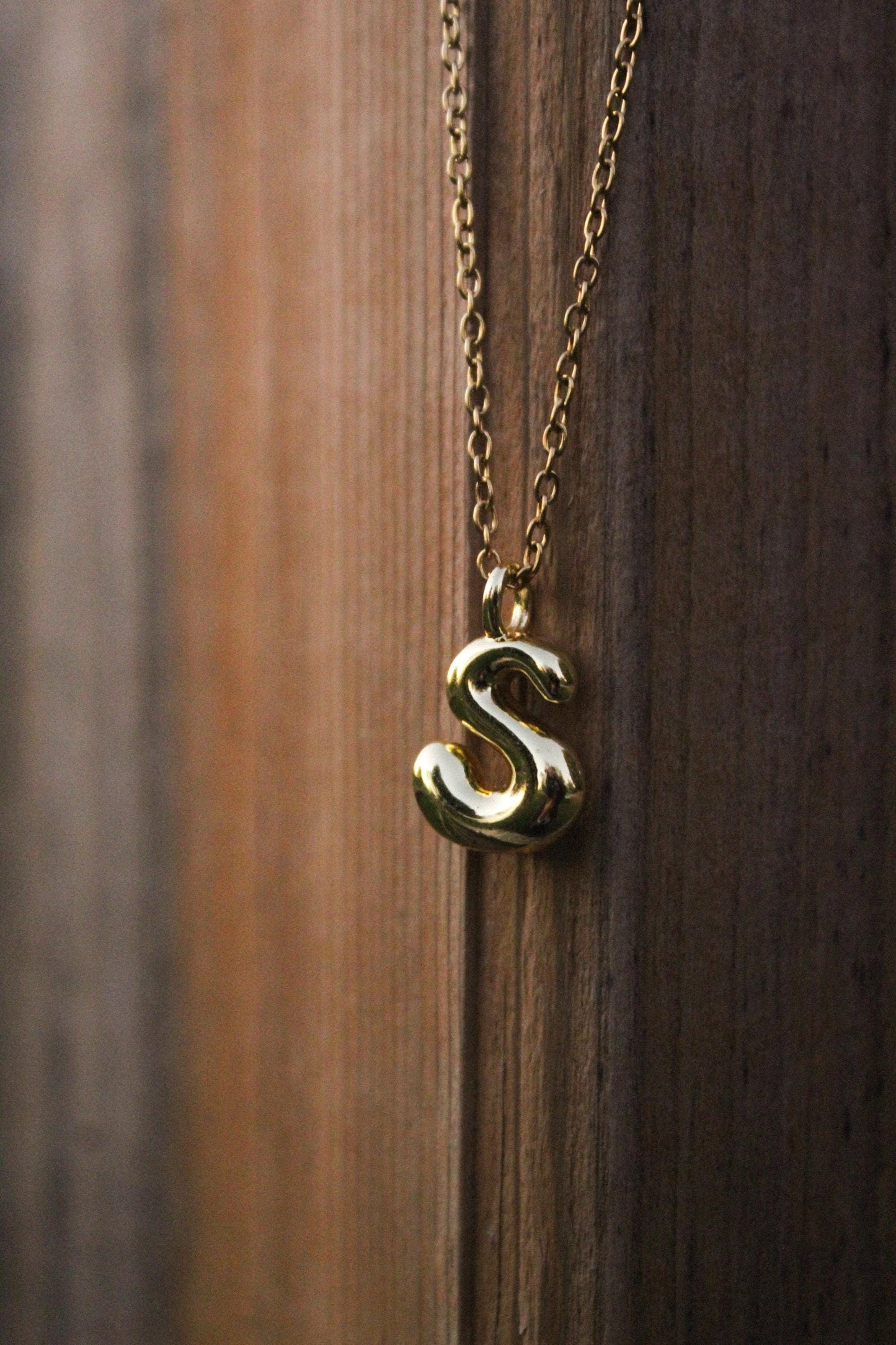 18k Gold Plated Initial Necklace