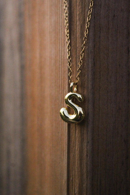 18k Gold Plated Initial Necklace