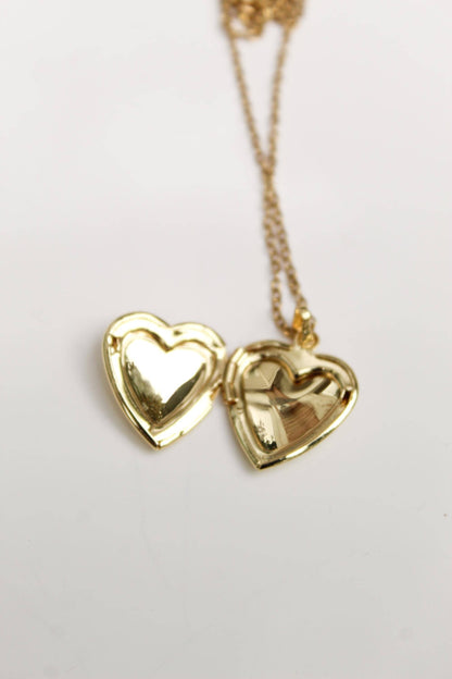 18k Gold Plated Locket Necklace
