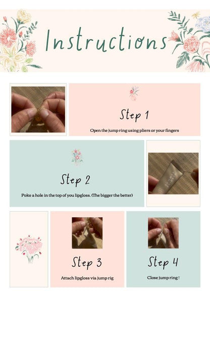 Lip Gloss Keychain/Make your own Keychain