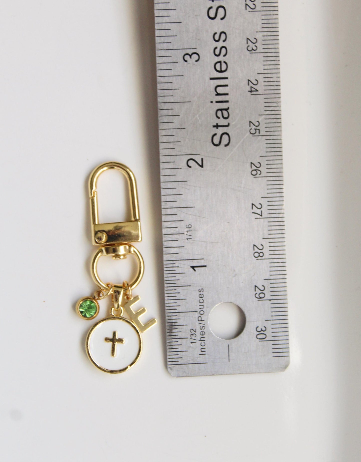 18k Gold Plated Religious Bag Charm