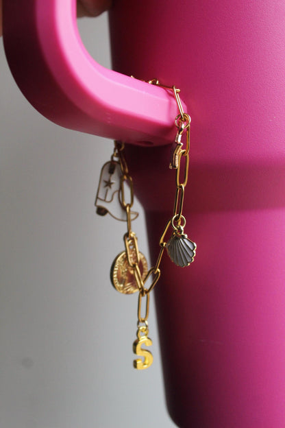Tumbler Charm Keychain: DIY Gold Accessories