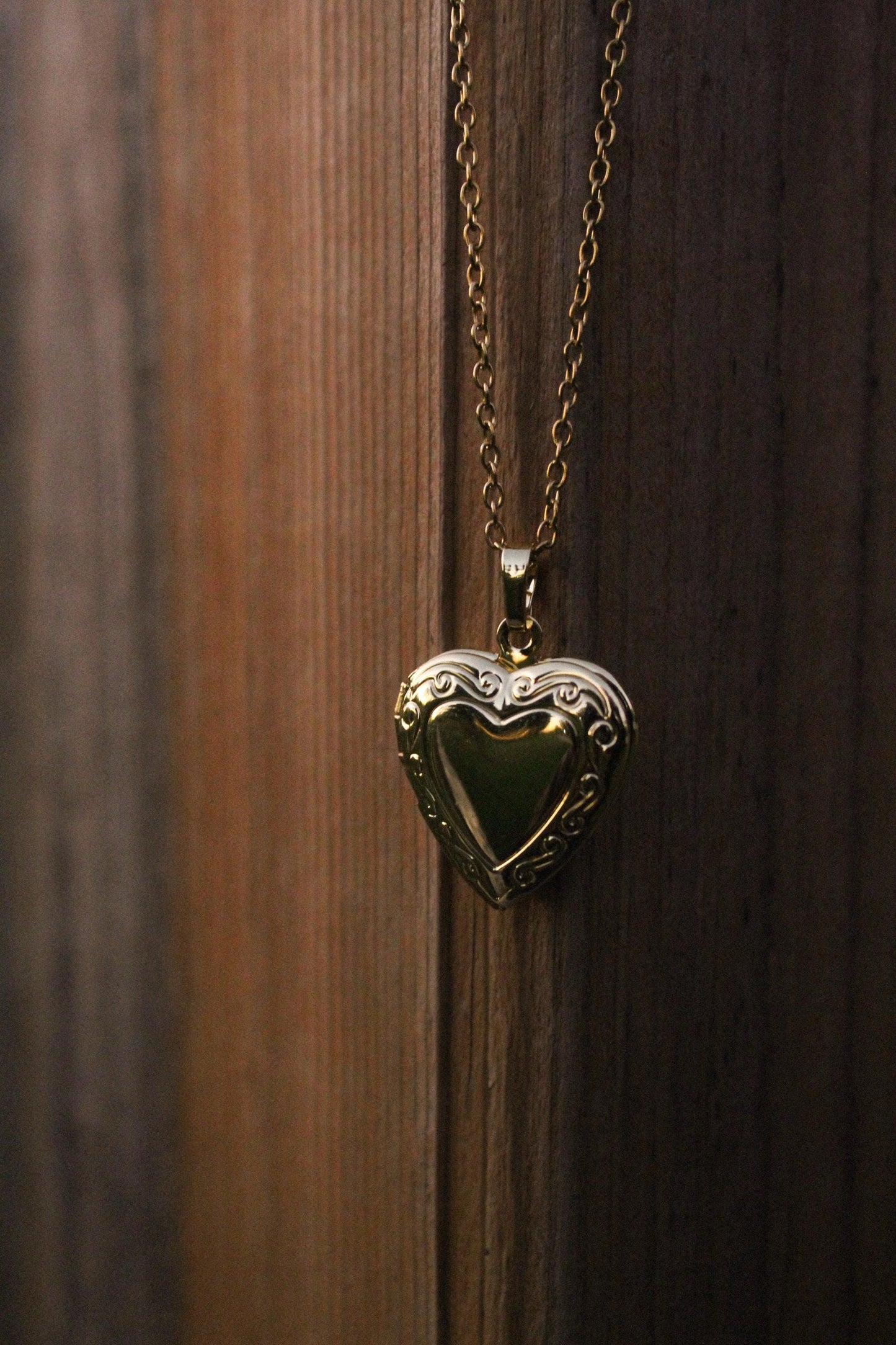 18k Gold Plated Locket Necklace