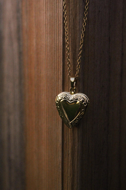 18k Gold Plated Locket Necklace
