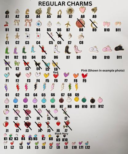 Gold Shoe Charms: Summer Shoe Accessories