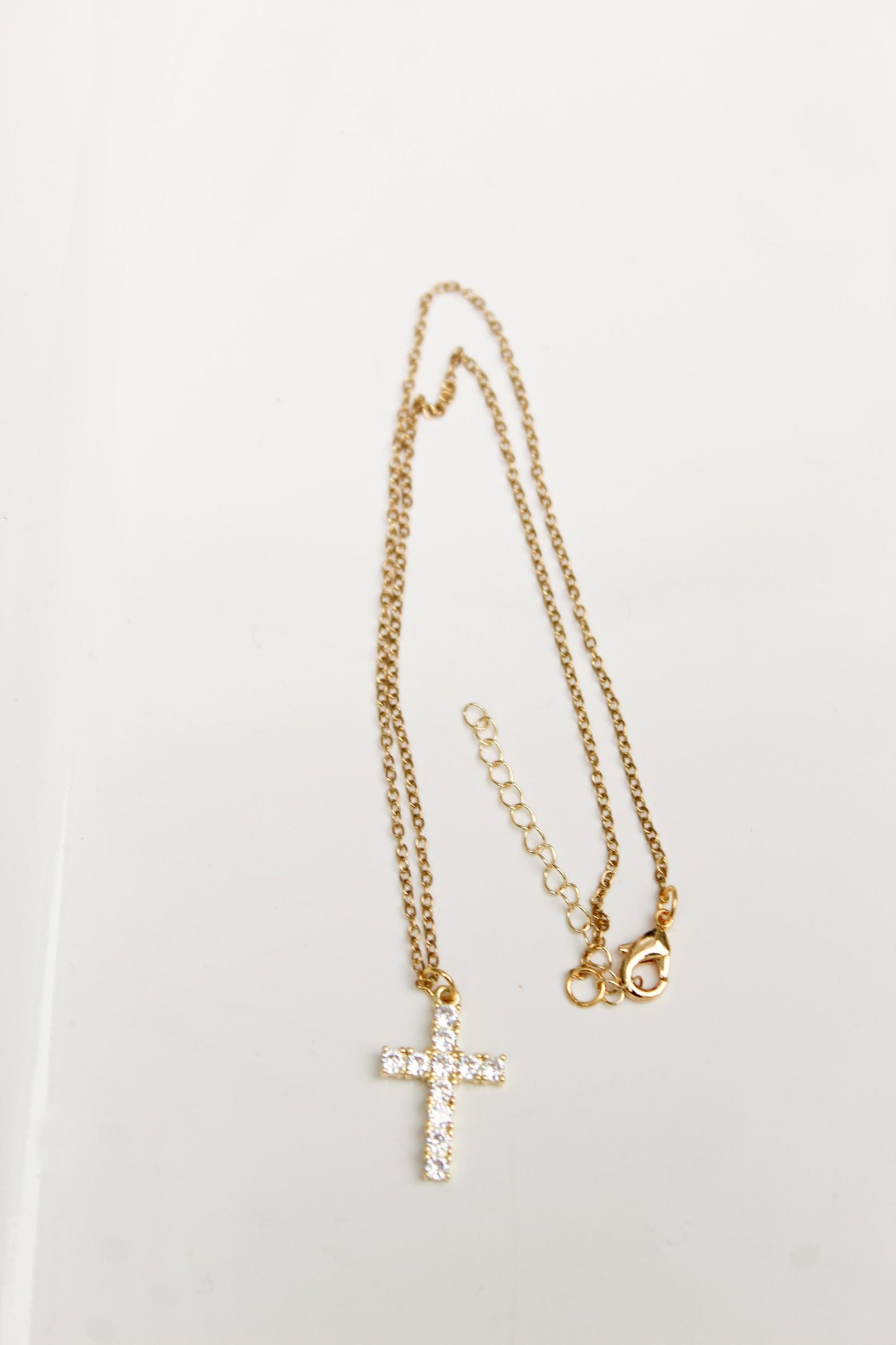 18k Gold Plated Cross Necklace