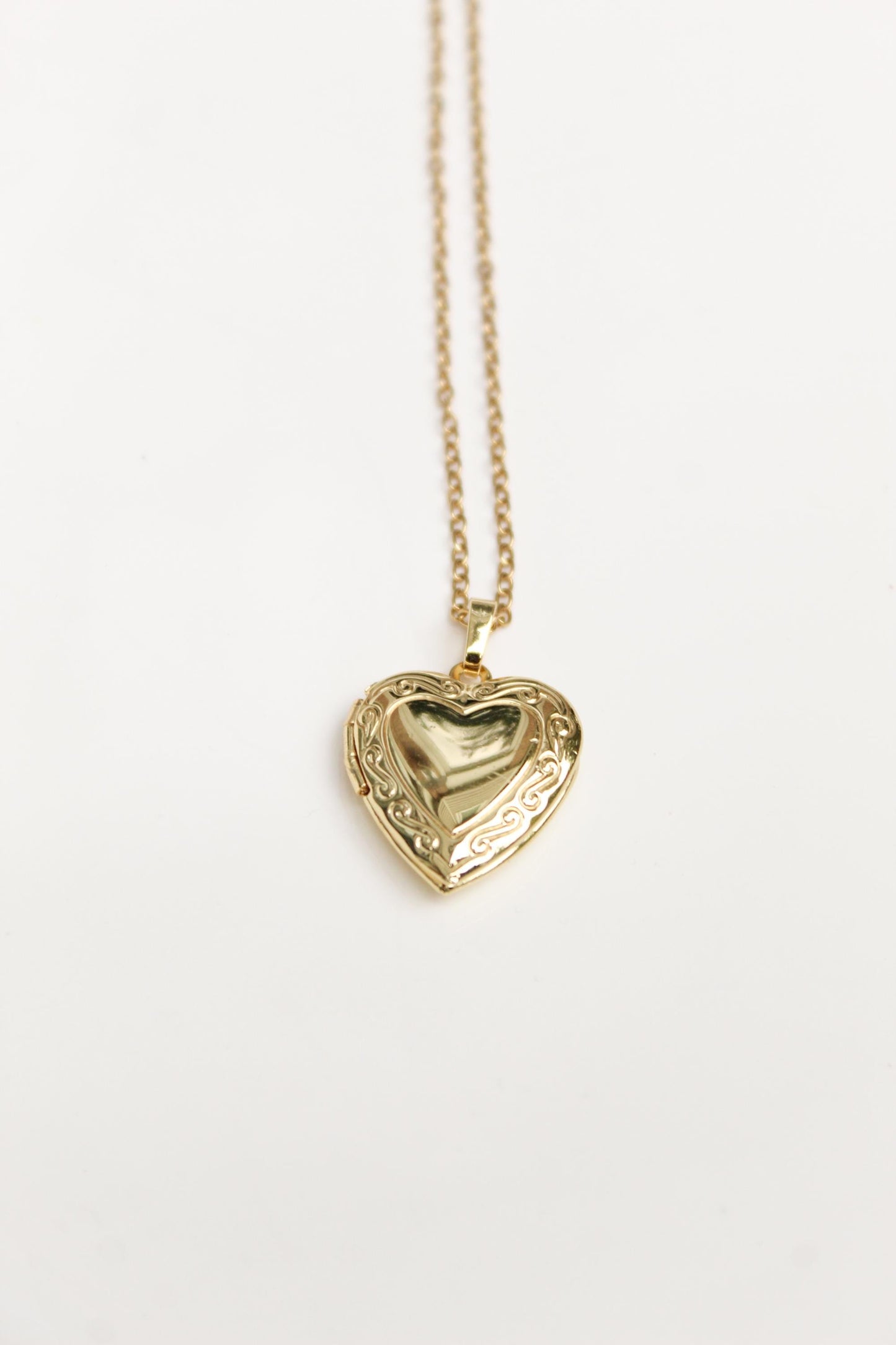 18k Gold Plated Locket Necklace