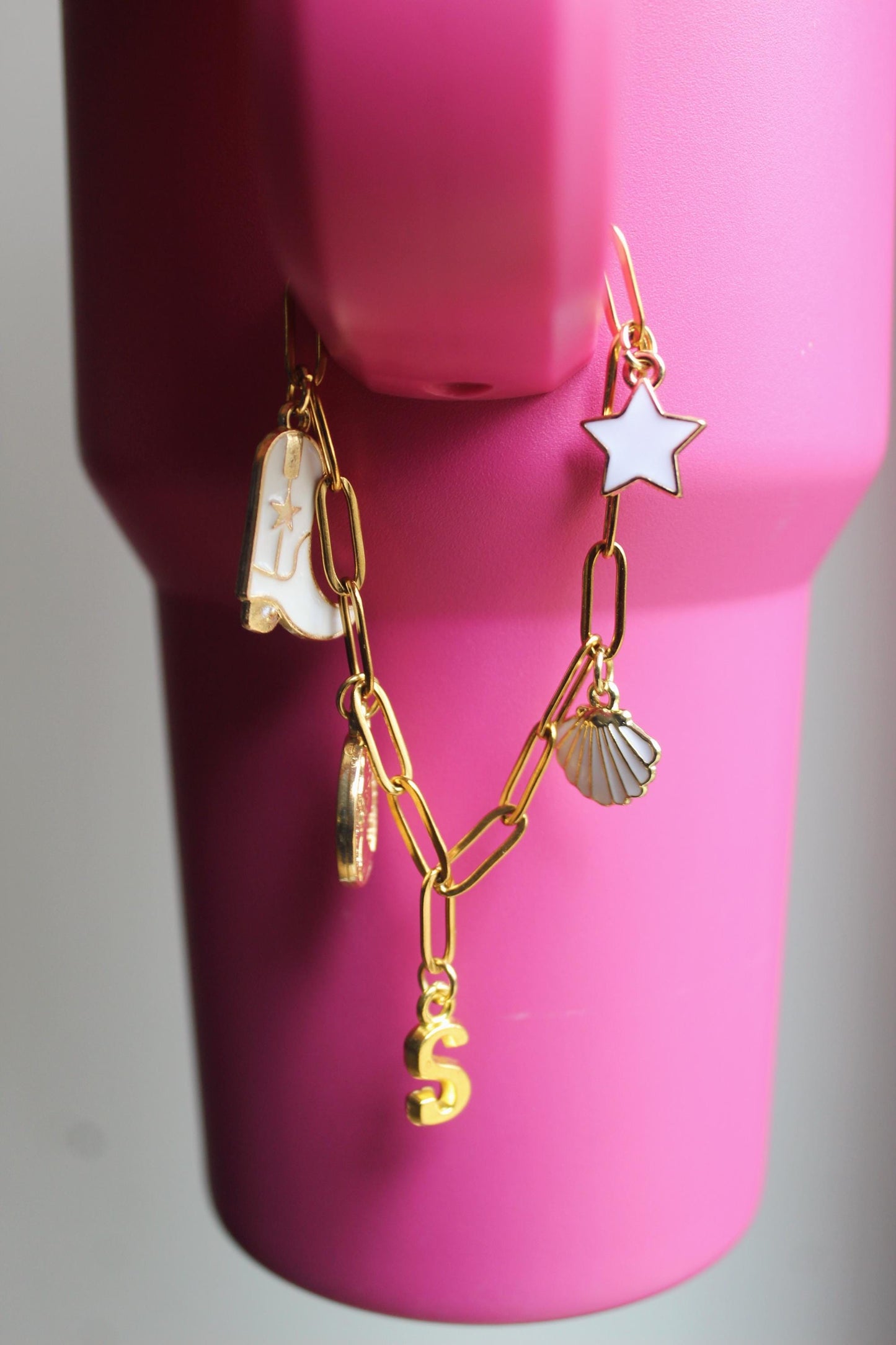 Tumbler Charm Keychain: DIY Gold Accessories