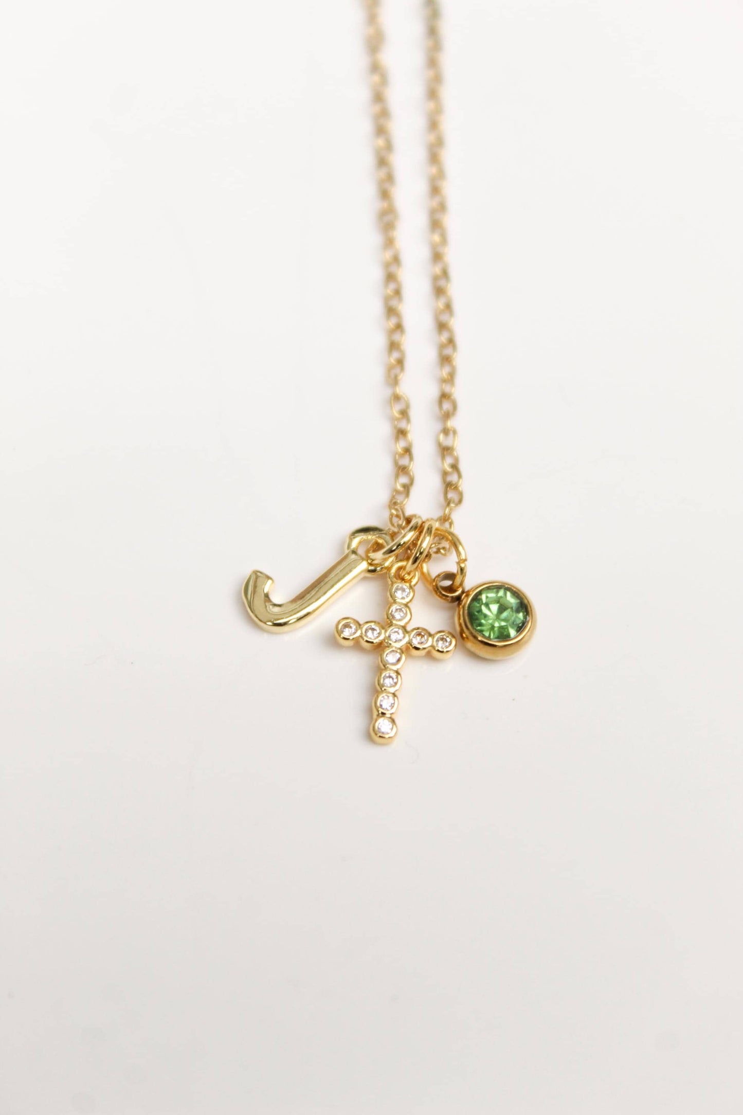 18k Gold Custom Charm Necklace