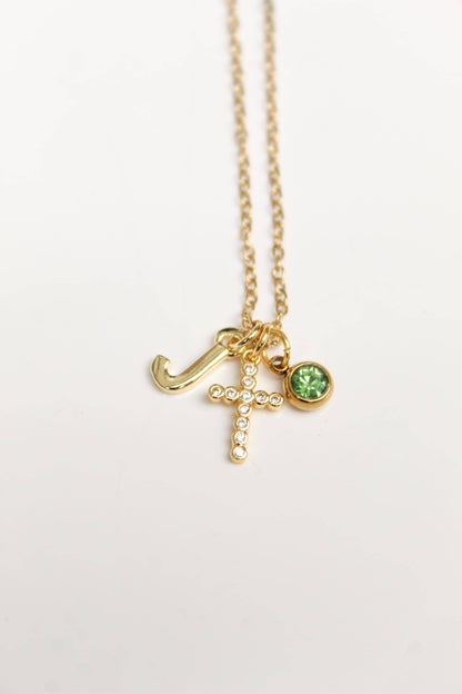 18k Gold Custom Charm Necklace