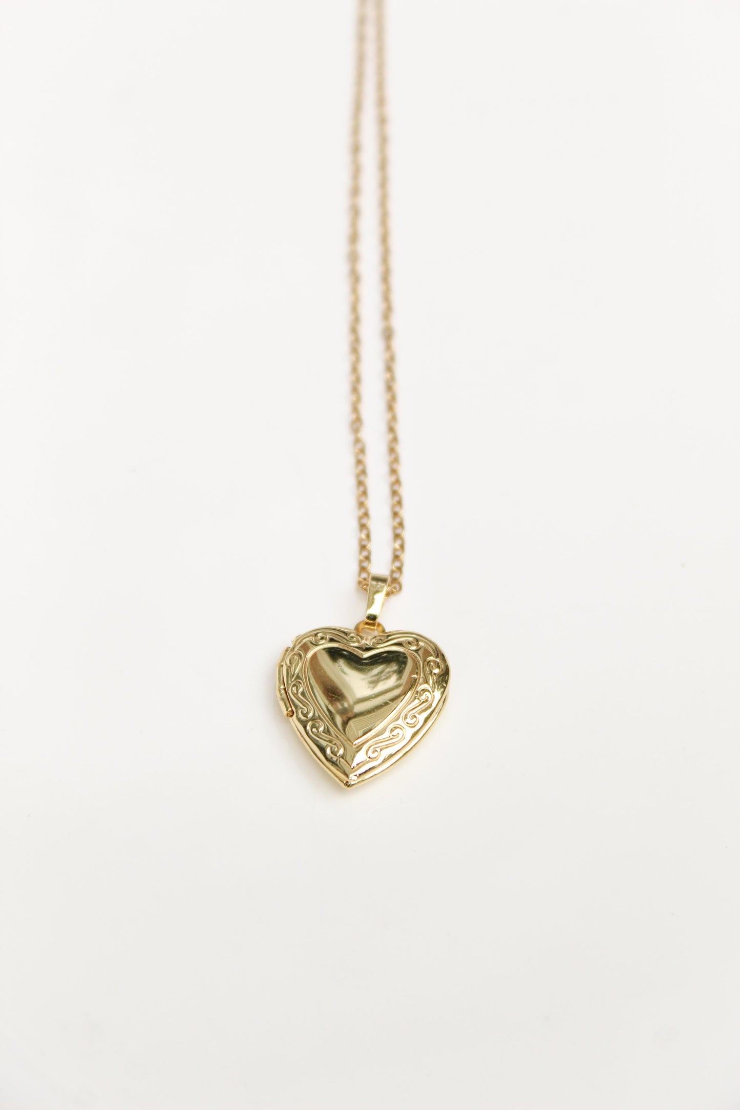 18k Gold Plated Locket Necklace