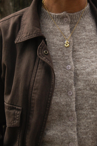 18k Gold Plated Initial Necklace