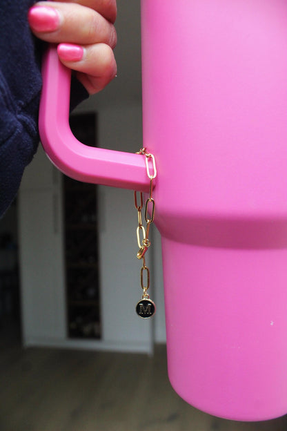 Tumbler Charm Keychain: DIY Gold Accessories