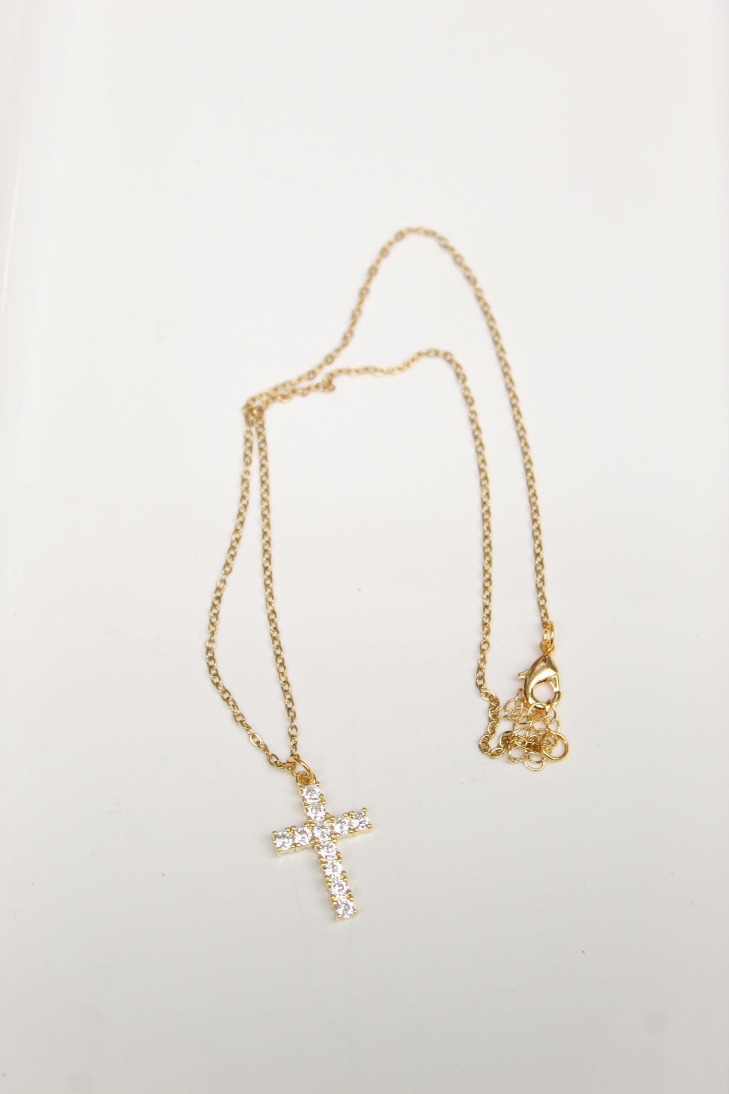 18k Gold Plated Cross Necklace