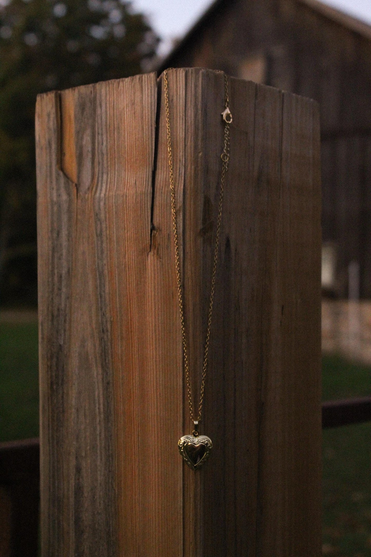 18k Gold Plated Locket Necklace